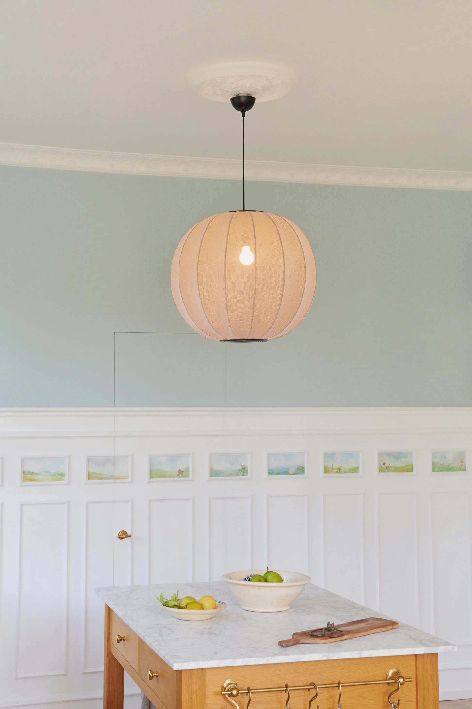 Knit Wit 60 Round Pendant Sand