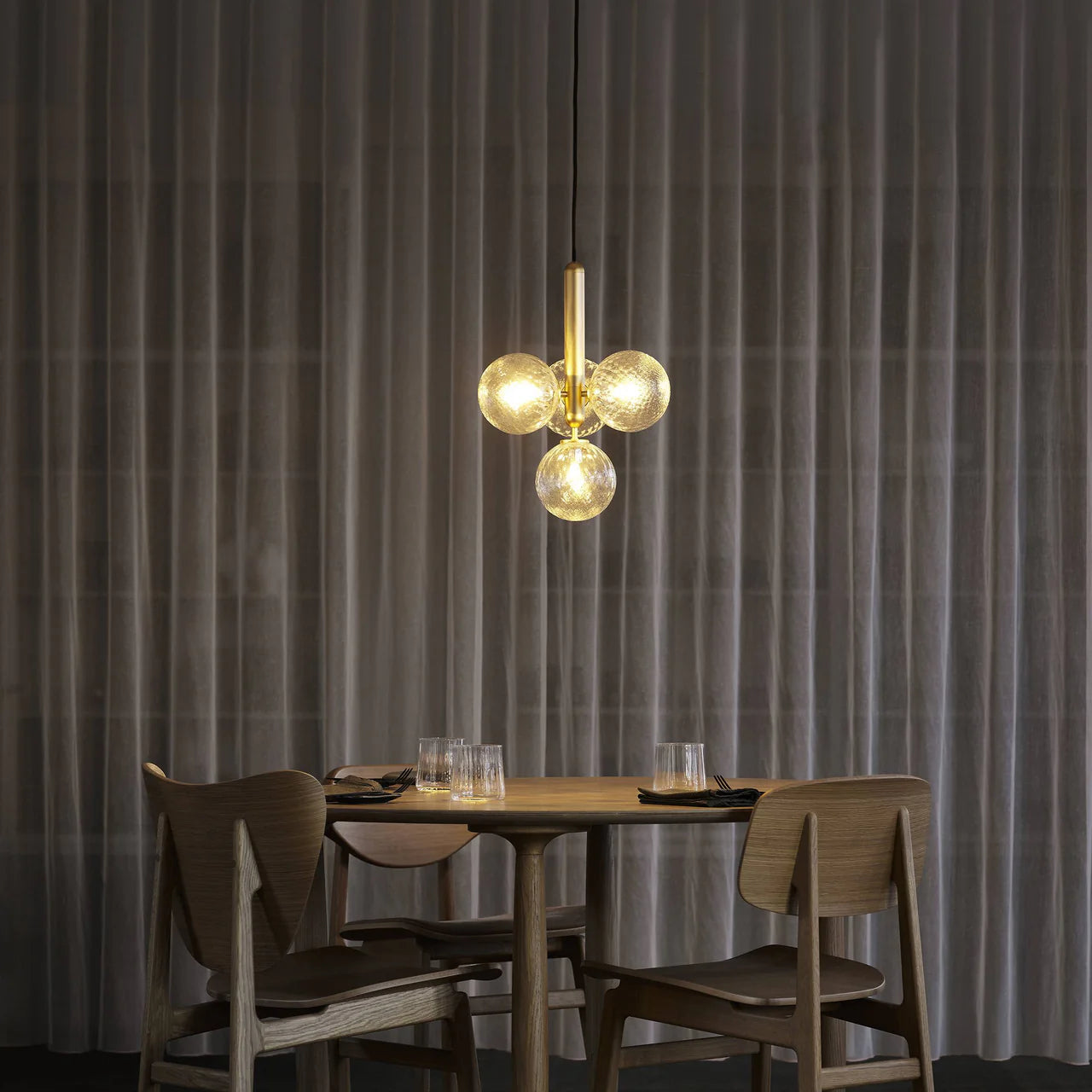 Miira 4 Dorada / Cristal Transparente