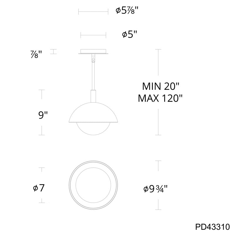 Moonstone Mini Pendant