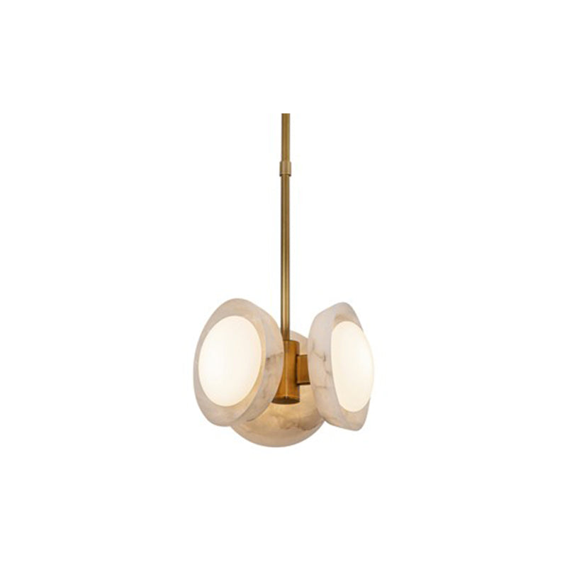 Alonso 3 Light Ch Brass