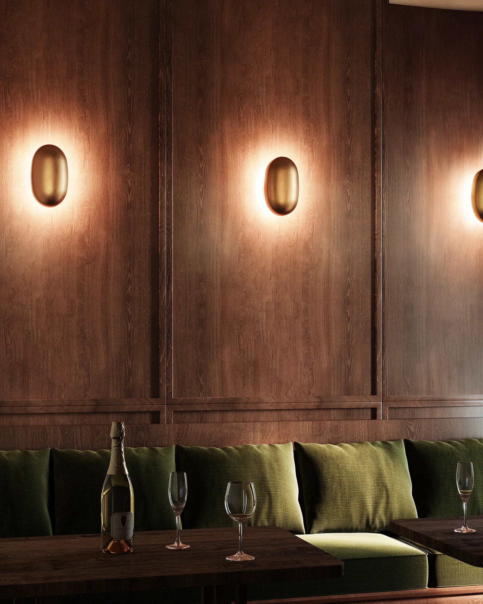 Perle Wall Sconce Brass