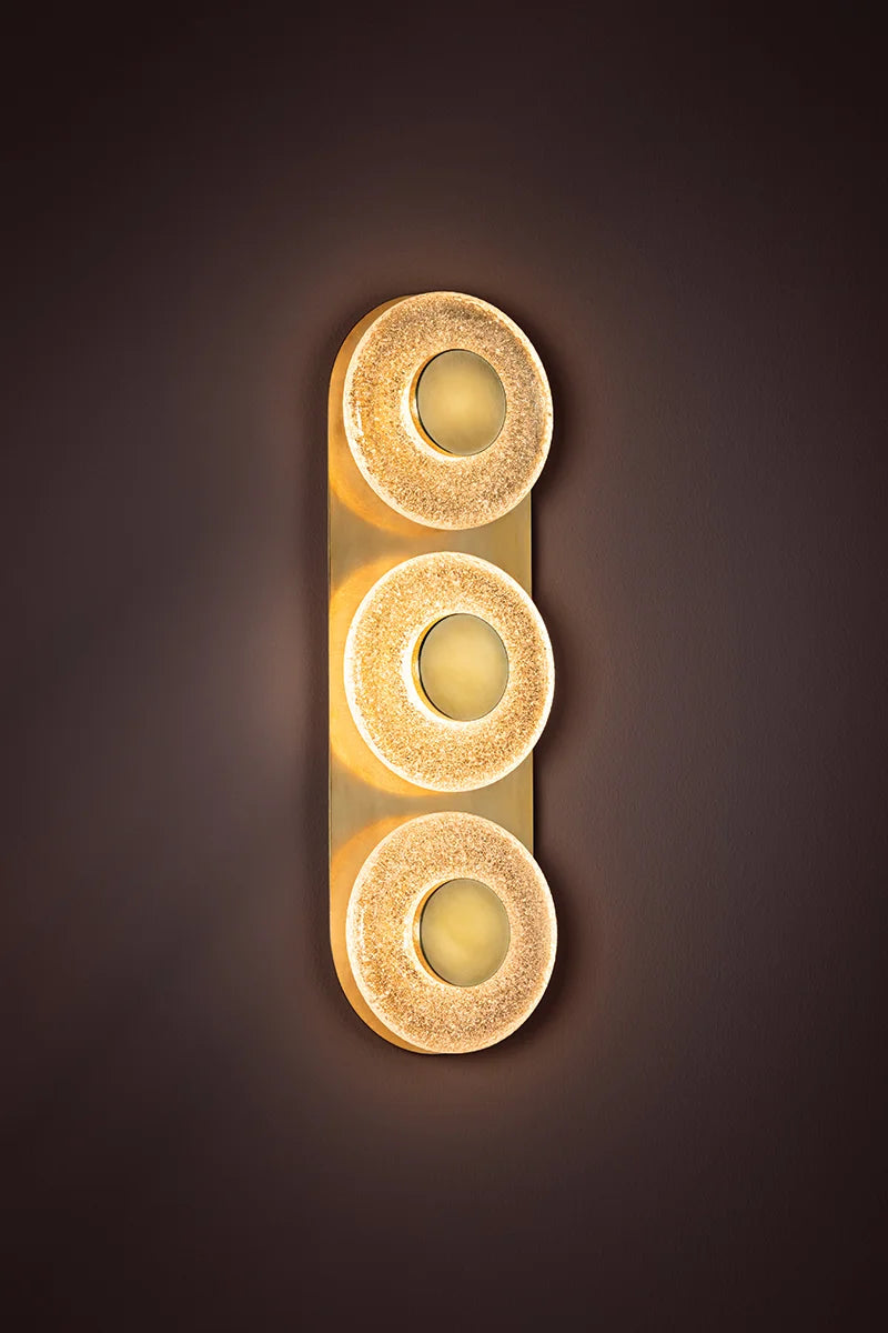Pearl Wall Sconce Brass