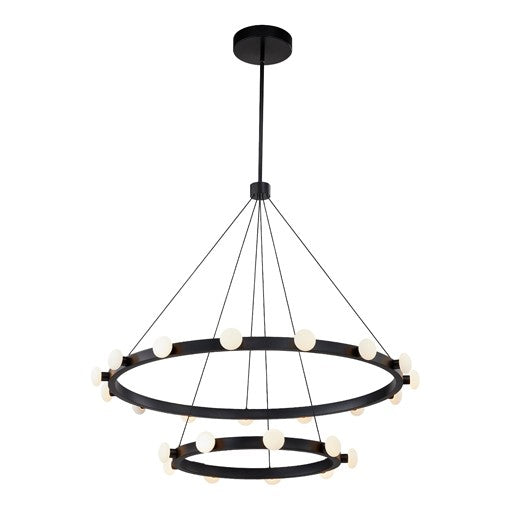 Rezz II Chandelier Black