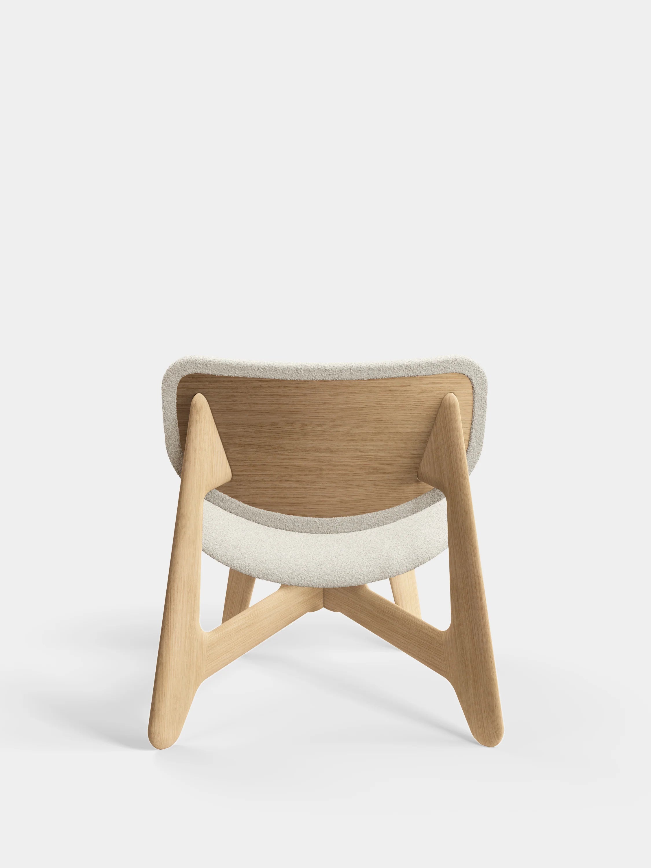 Slab Natural Wood Lounge Chair