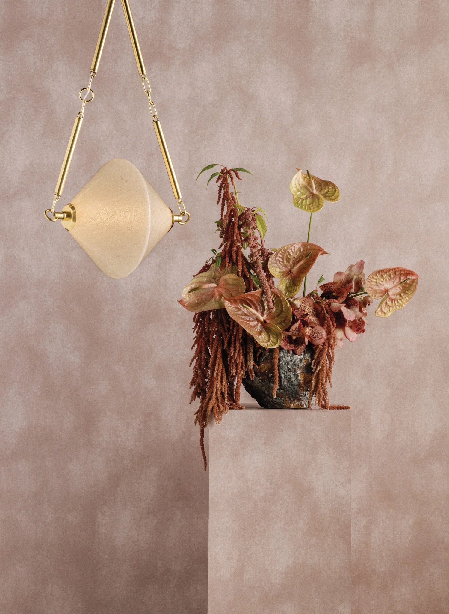 Solara Pendant Brass Small