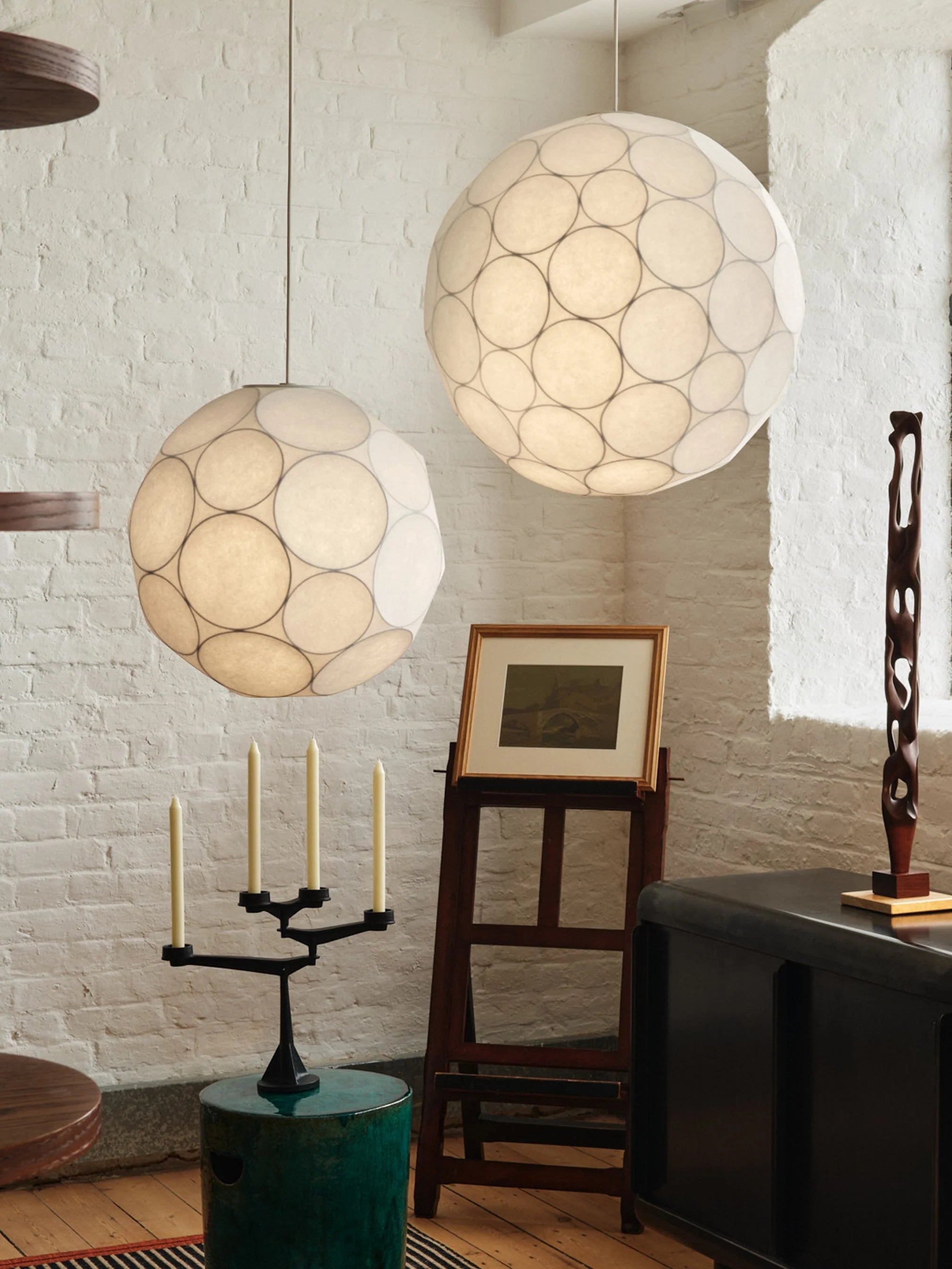 Spin Mini Candelabra Black