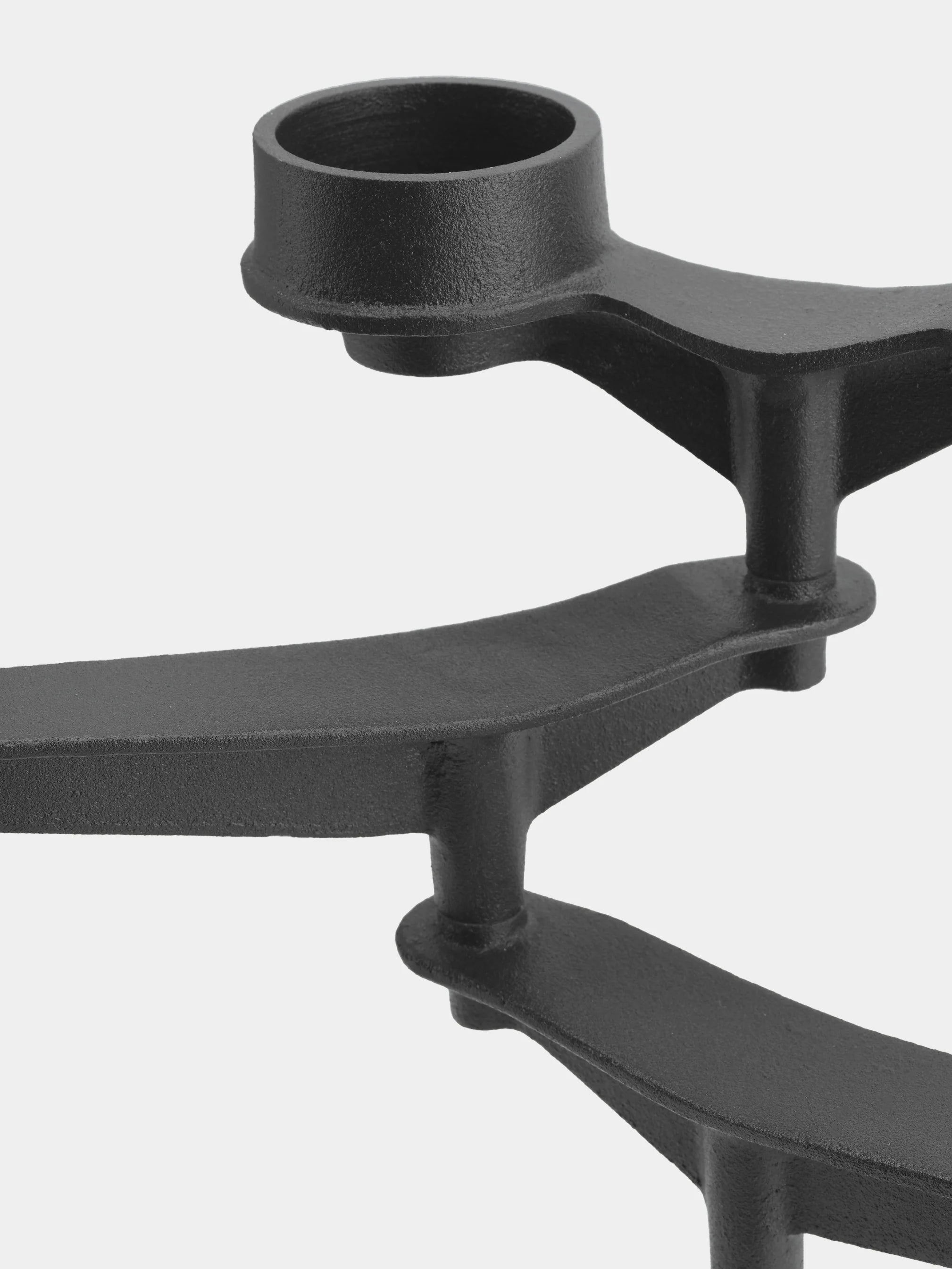 Spin Mini Candelabra Black