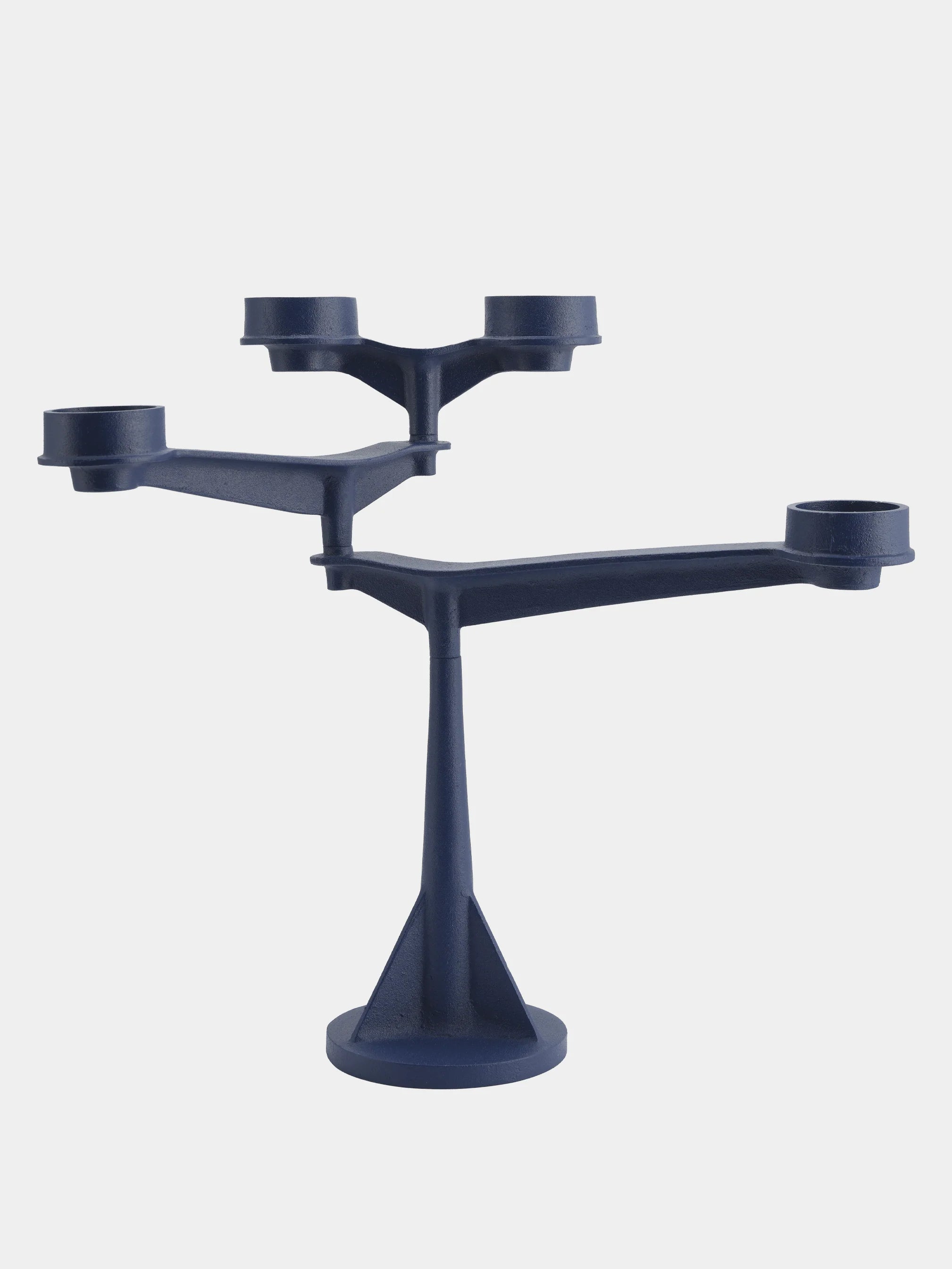 Spin Mini Candelabra Blue