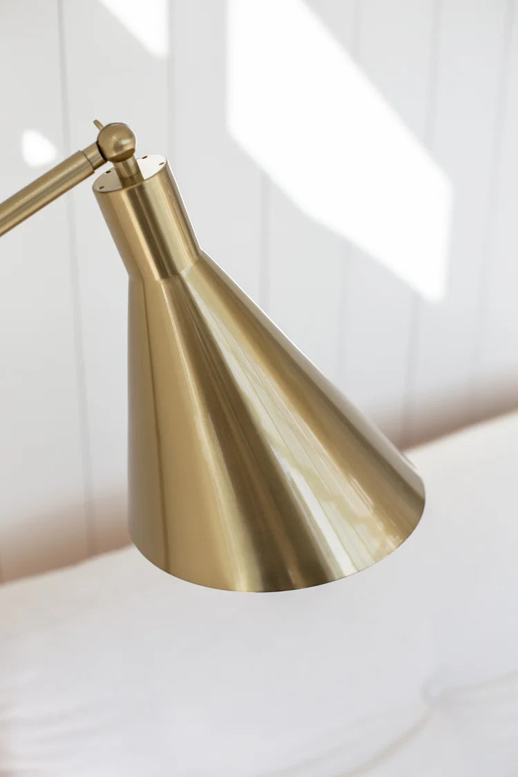 Stanton Floor Lamp Brass