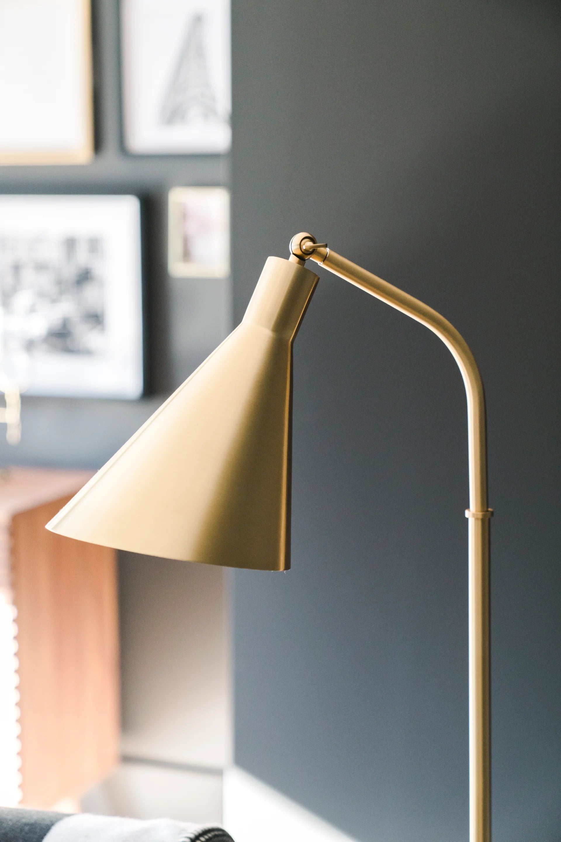 Stanton Floor Lamp Brass