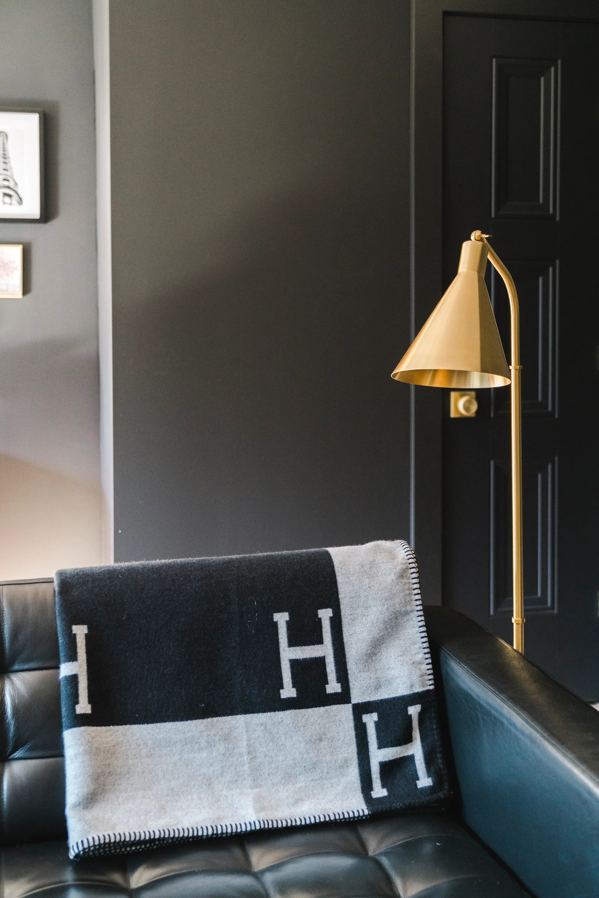 Stanton Floor Lamp Brass