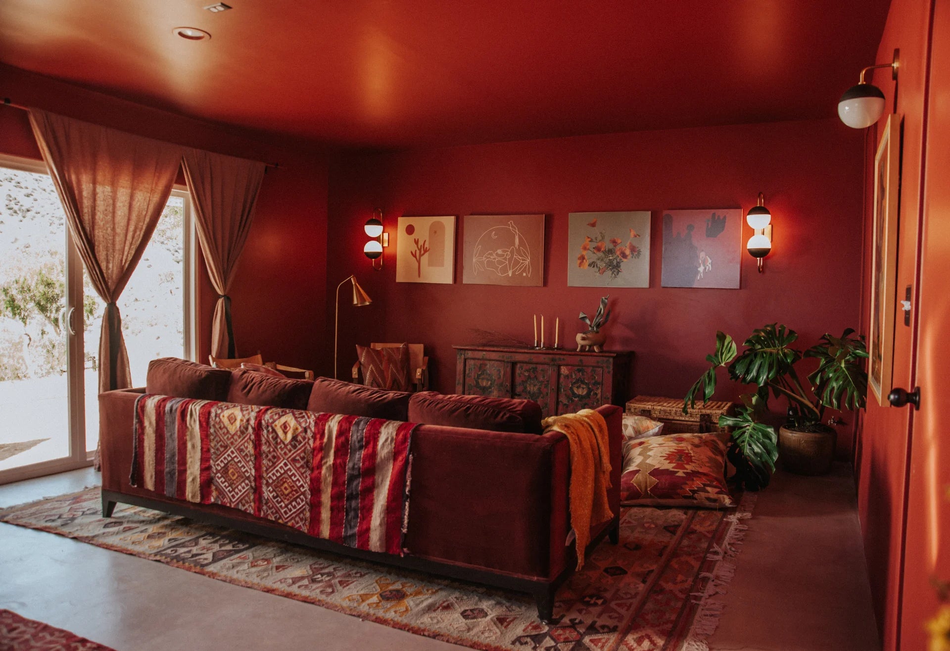 Stanton Floor Lamp Brass
