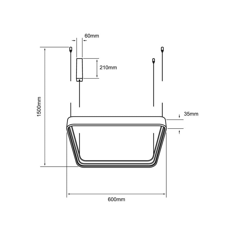 Lanzarote Colgante Negra