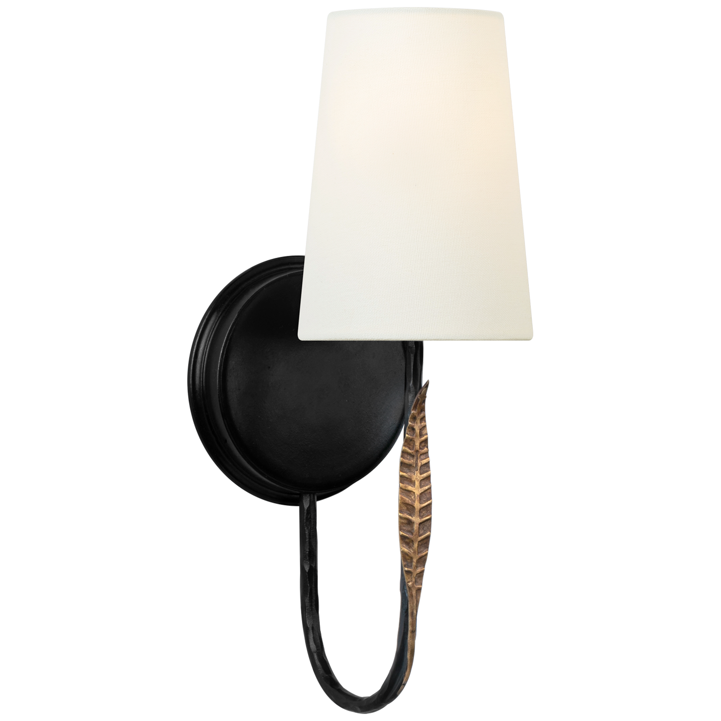 Kairos Single Sconce Iron/Bronze