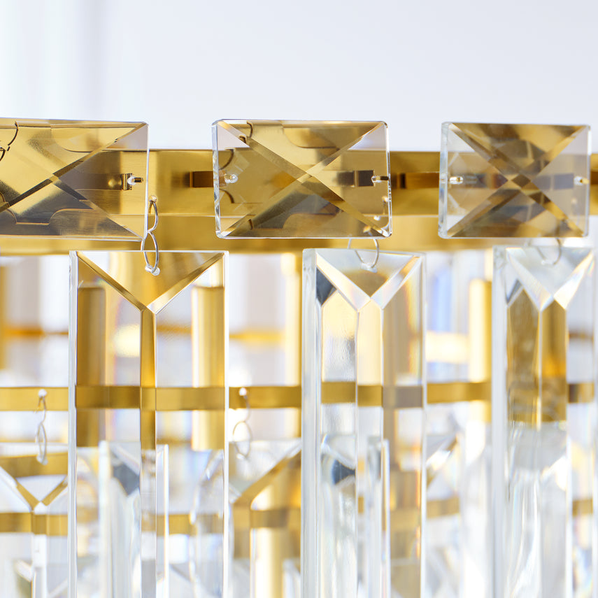 Arden Large Chandelier Brass