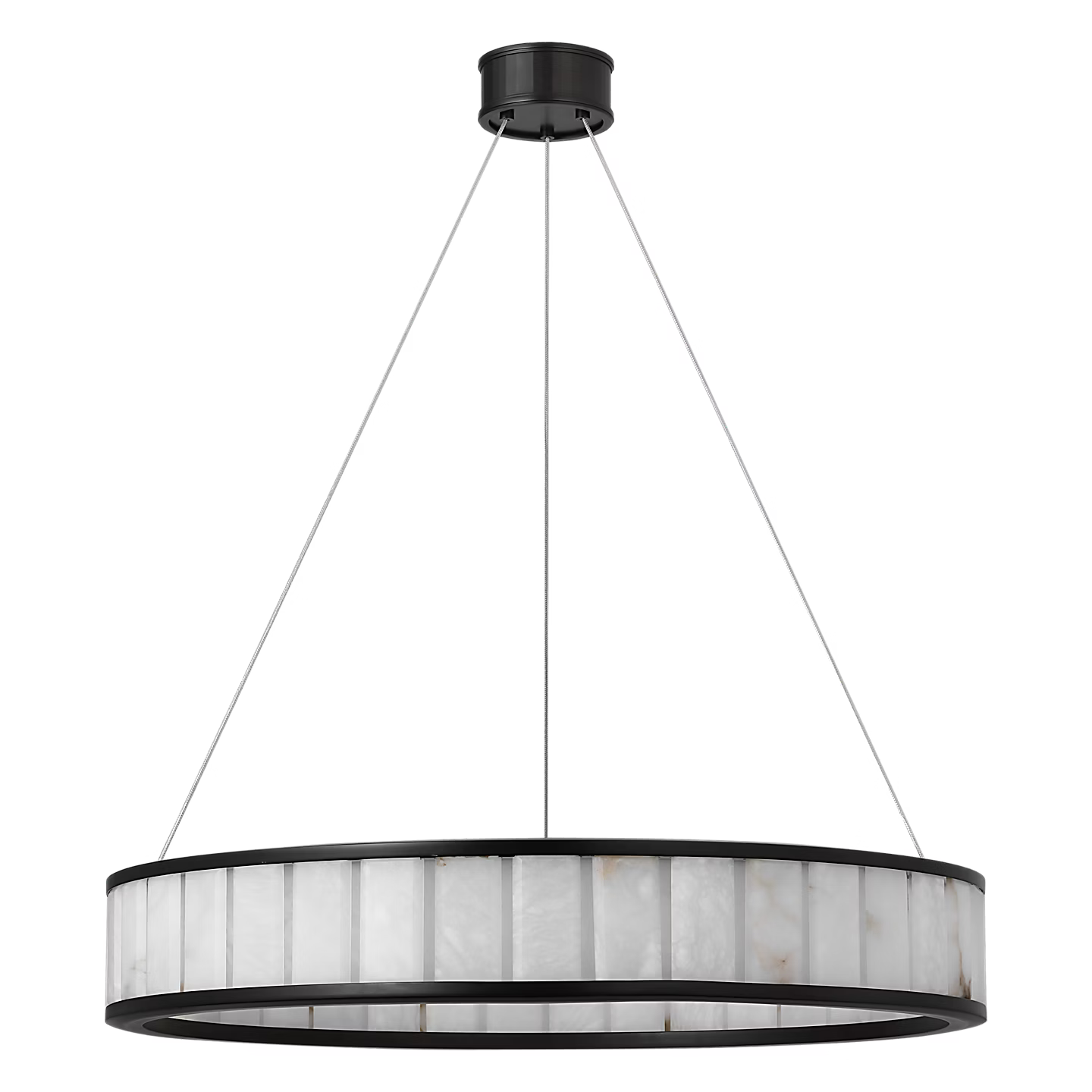 Iterna Chandelier Iron/Alabaster