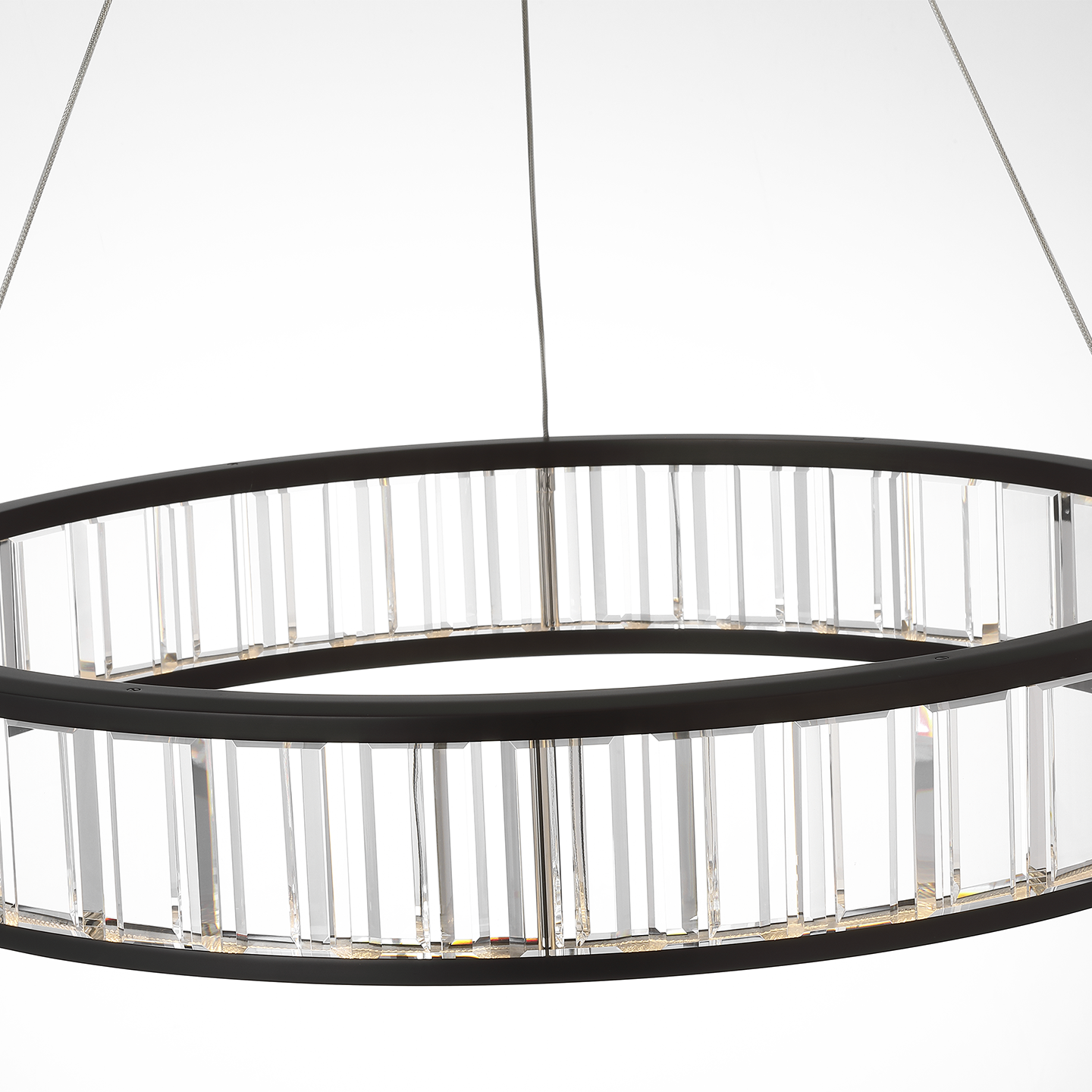 Iterna Chandelier Iron/Crystal
