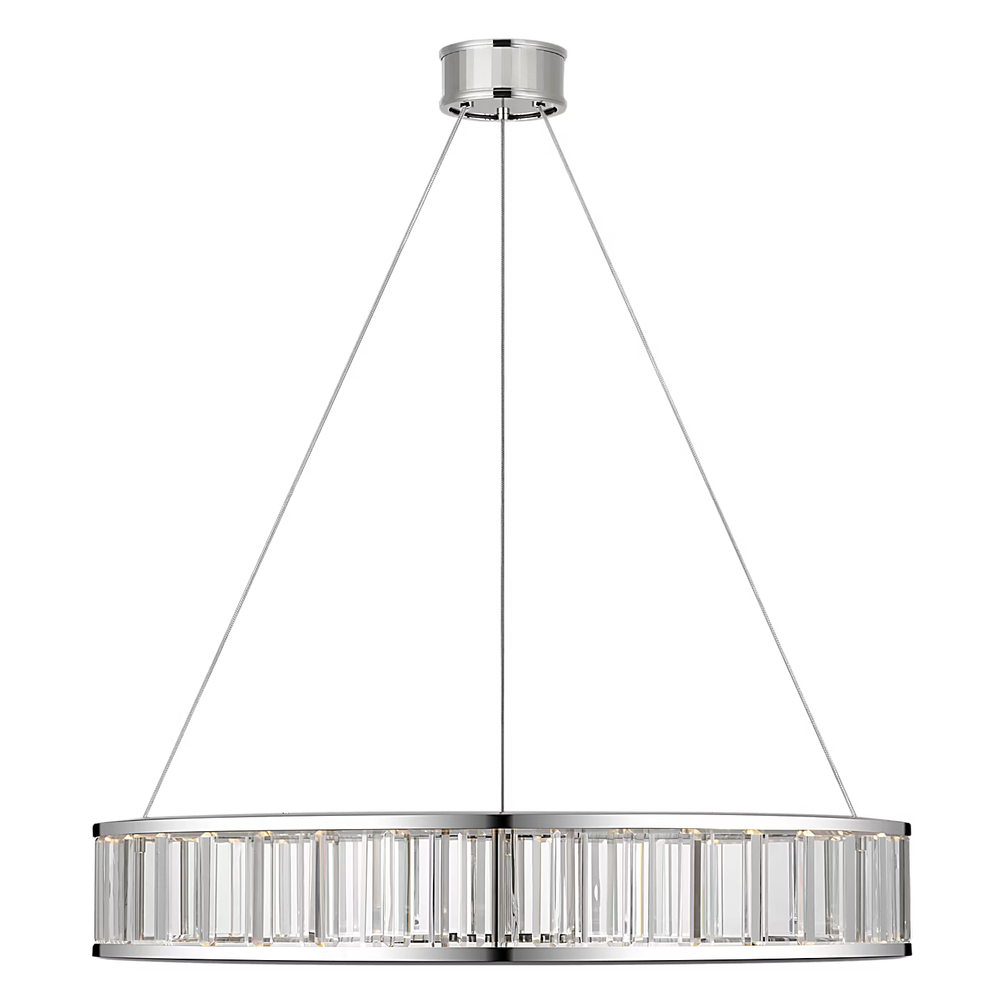 Iterna Chandelier Nickel/Crystal