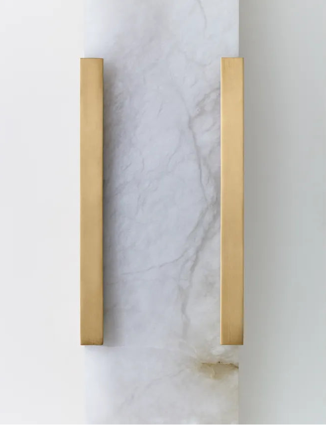 Melange Elongated Sconce Brass