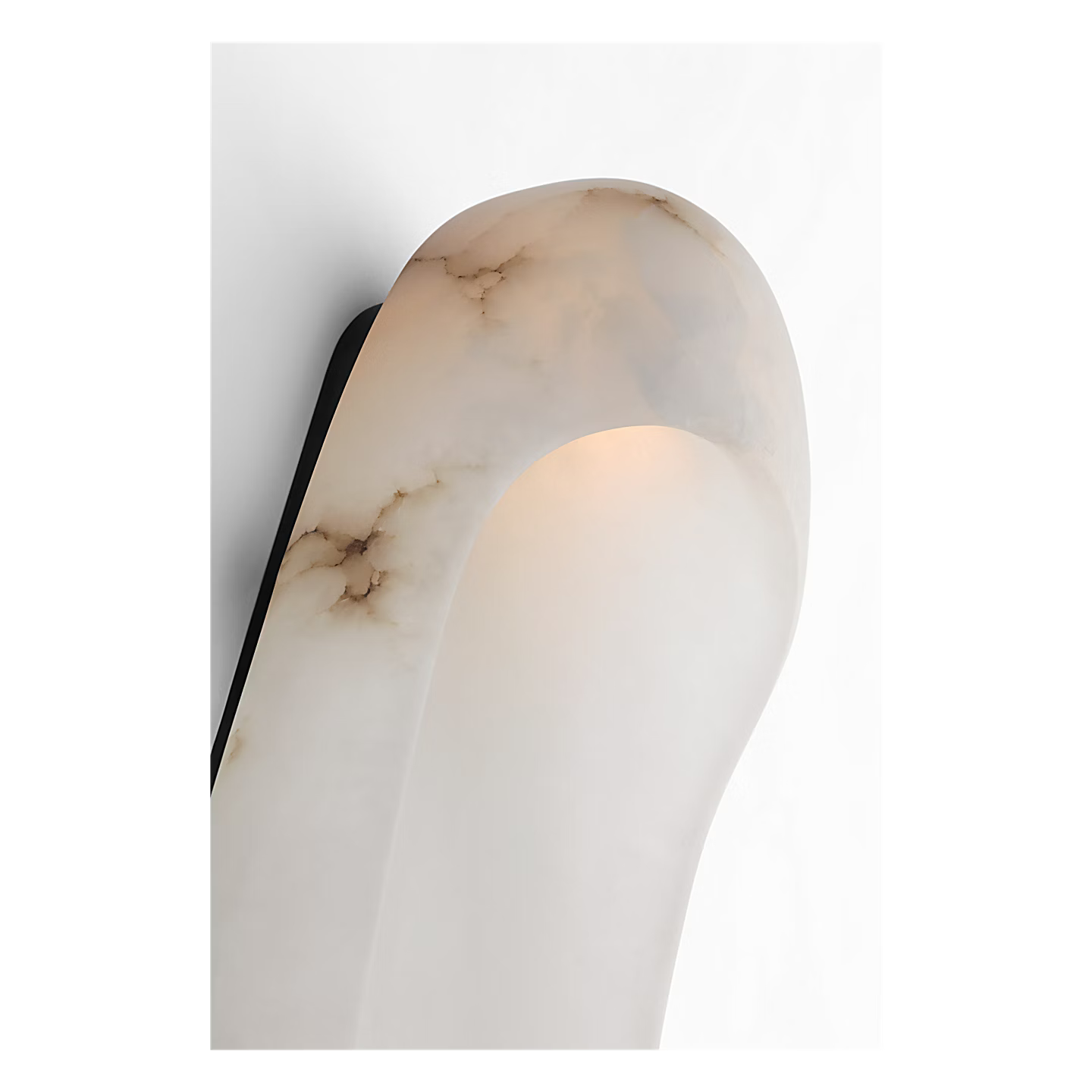 Esculpa Elongated Wall Light Alabaster/Bronze