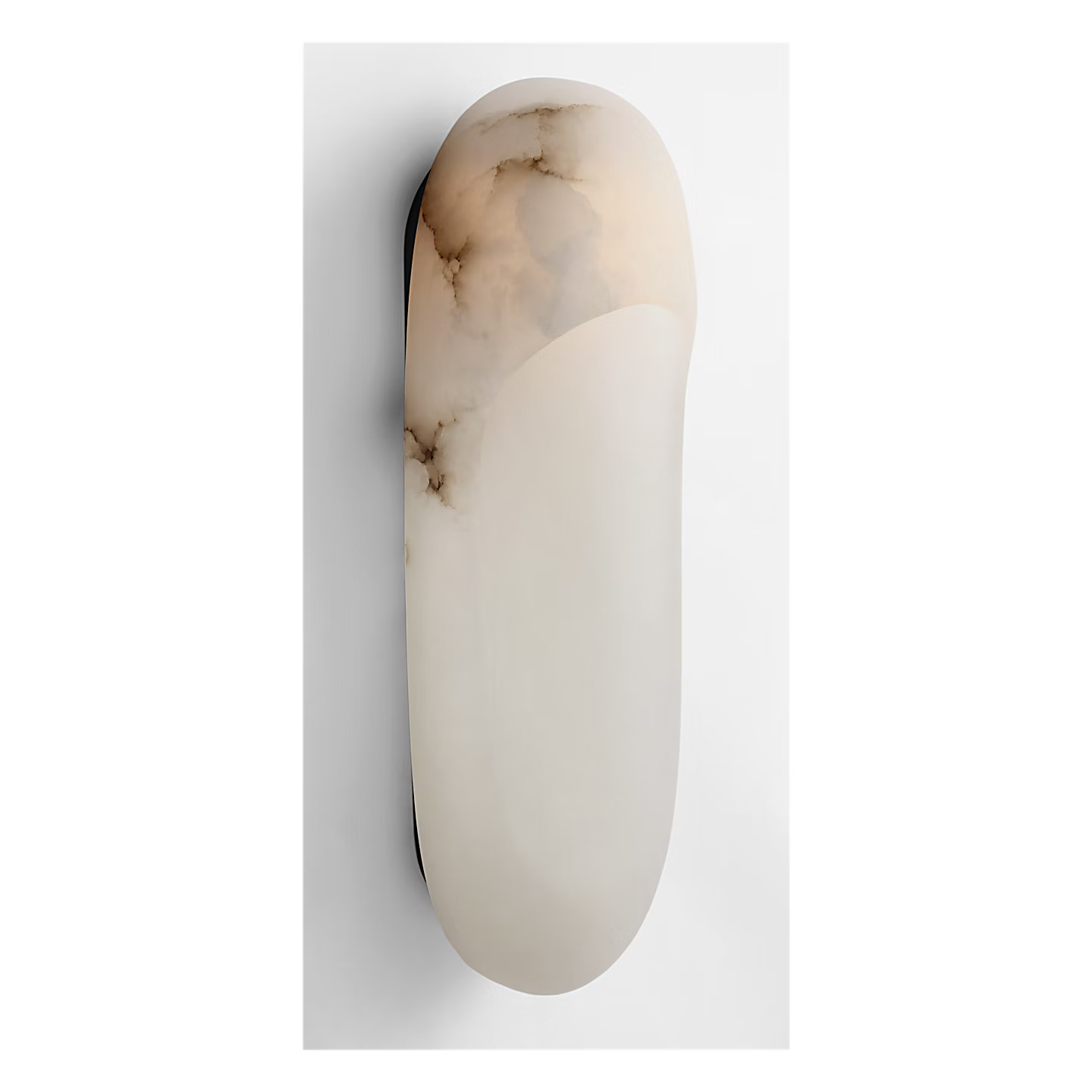 Esculpa Elongated Wall Light Alabaster/Bronze