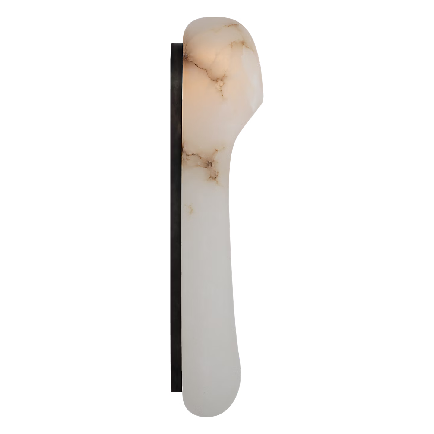 Esculpa Elongated Wall Light Alabaster/Bronze