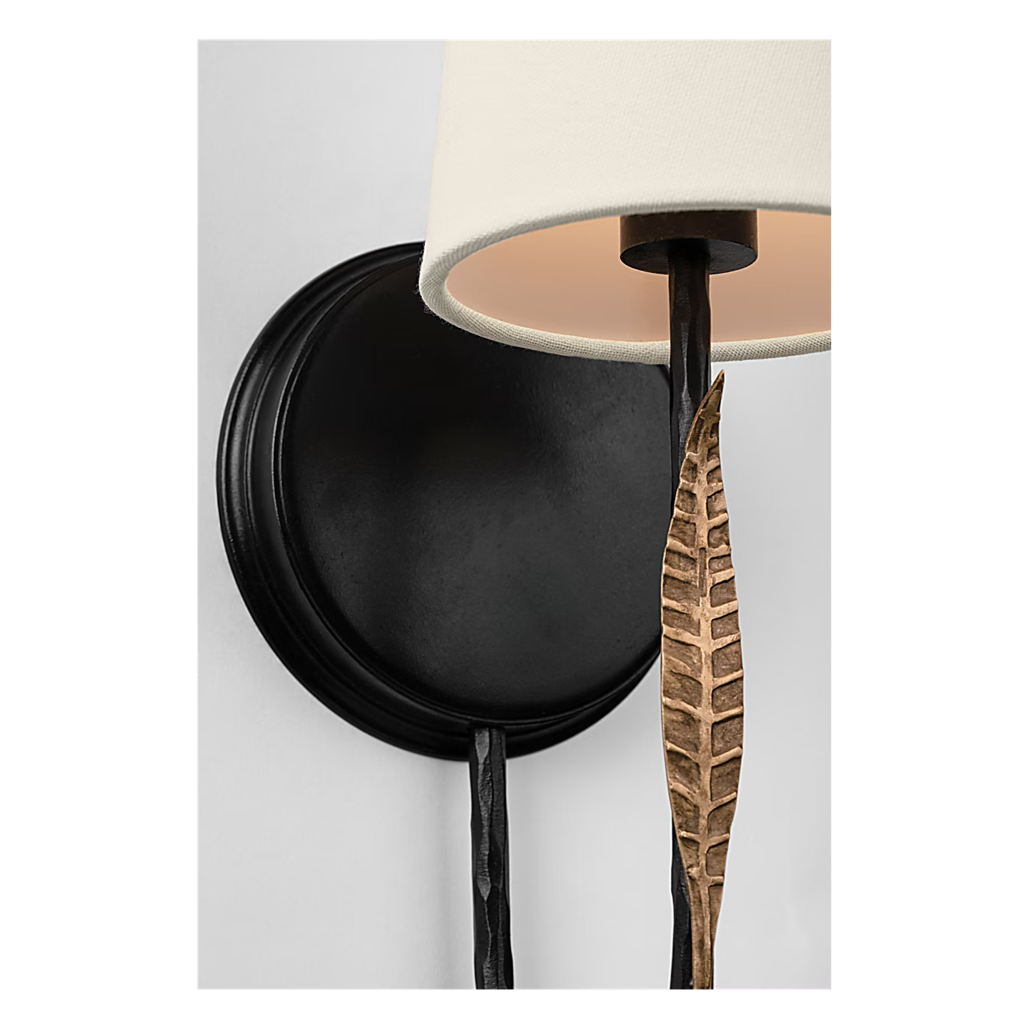 Kairos Single Sconce Iron/Bronze