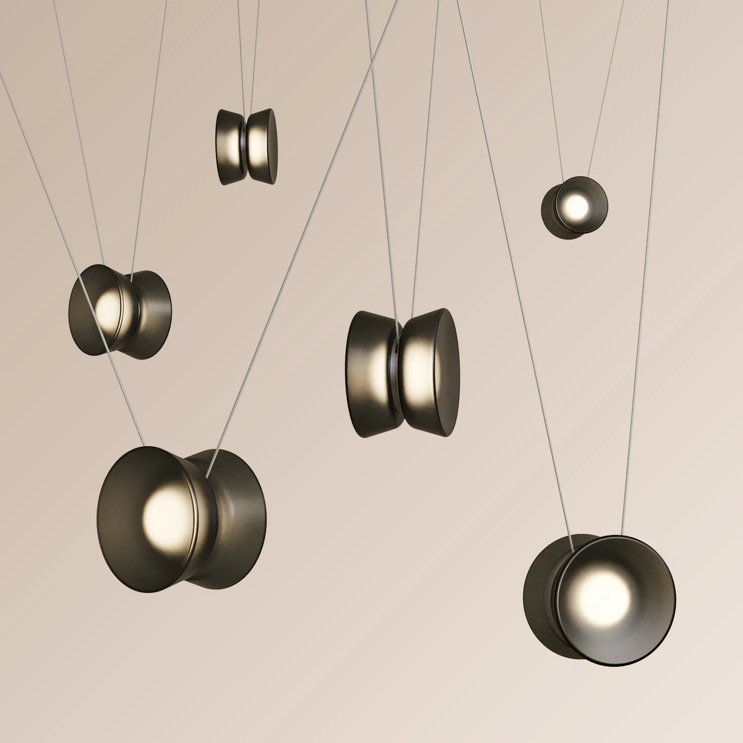 Yoyo 6 Light Chandelier