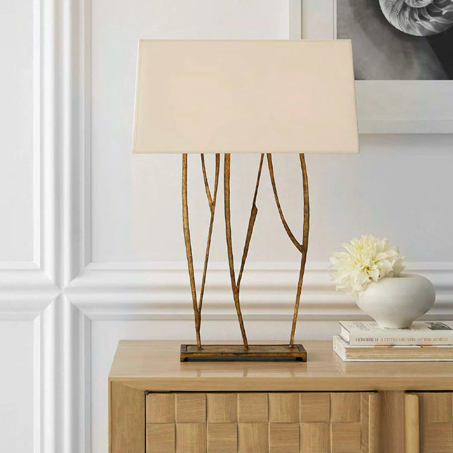 Aspen Console Lamp Gold