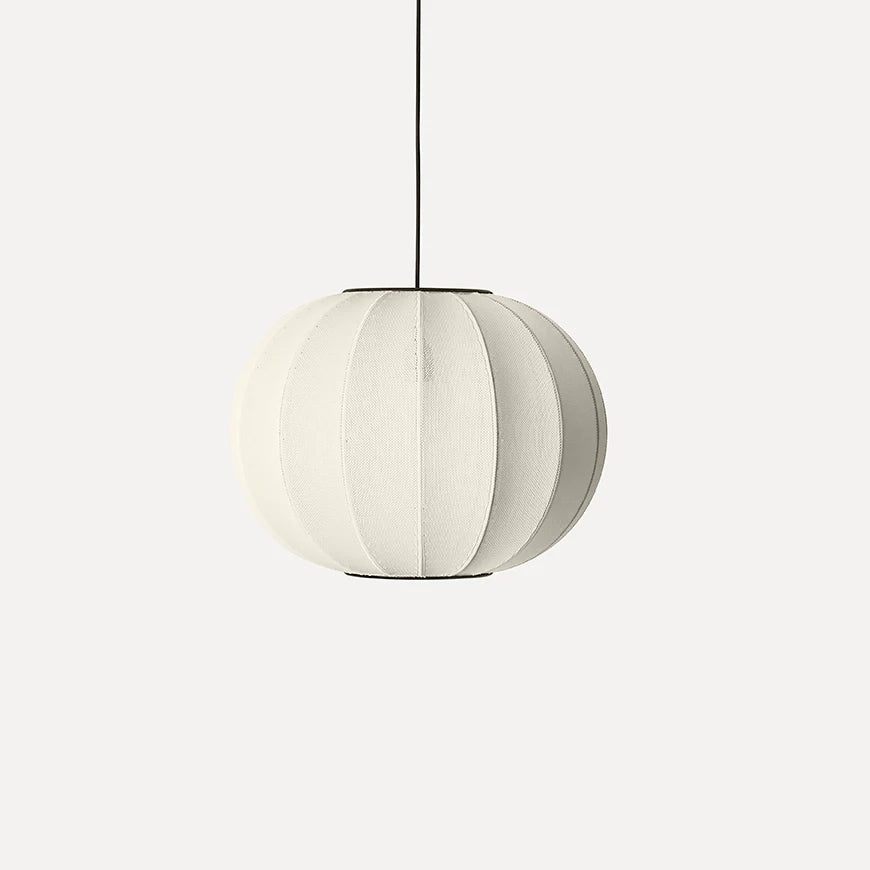 Knit Wit 45 Round Pendant White