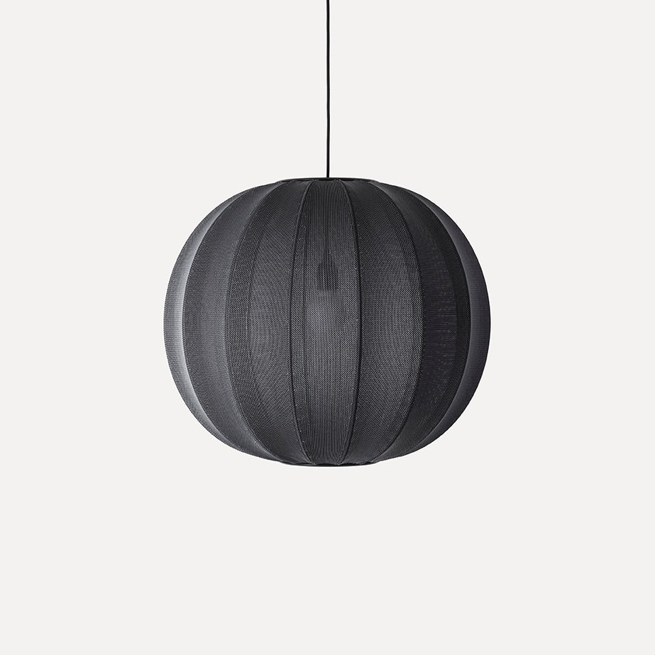 Knit Wit 60 Round Pendant Black