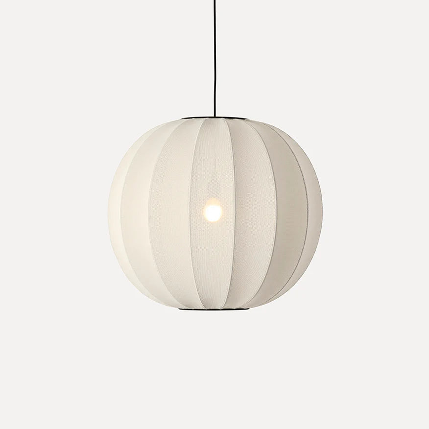 Knit Wit 60 Round Pendant White