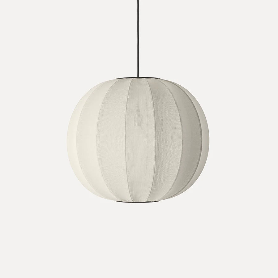Knit Wit 60 Round Pendant White