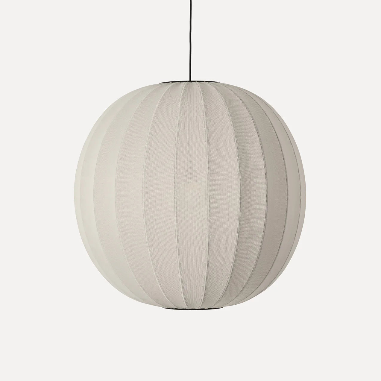 Knit Wit 75 Round Pendant White