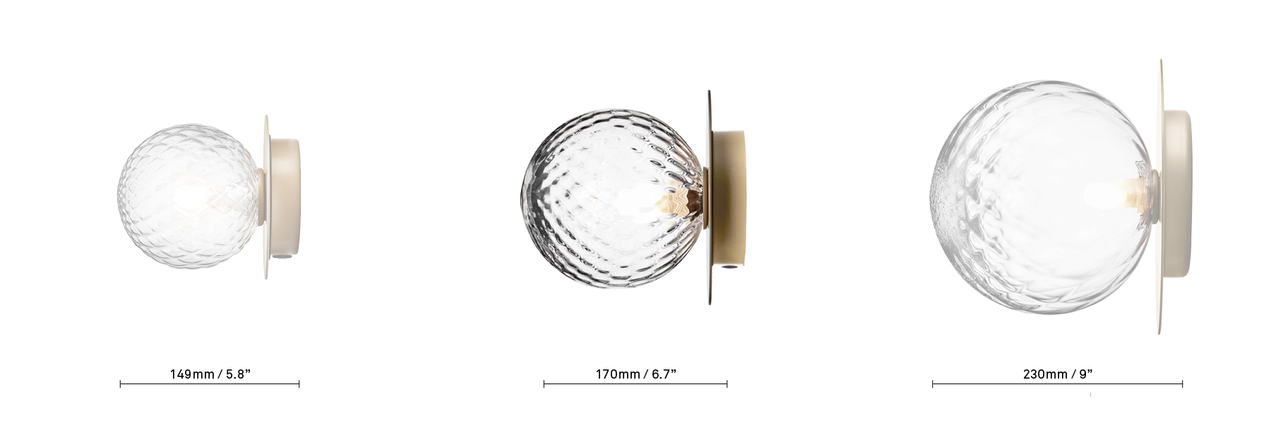 Liila Mediana Dorada / Cristal Transparente