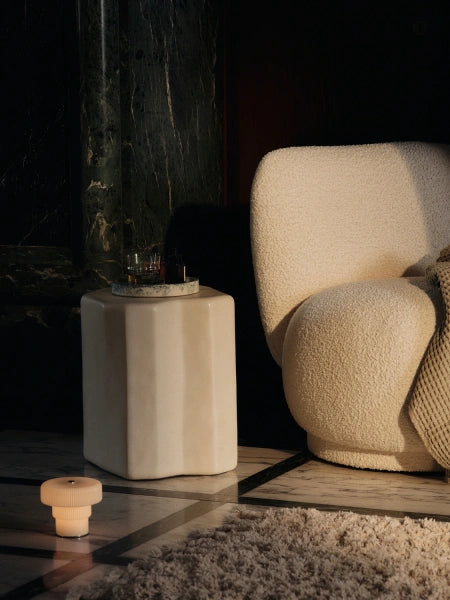 Rico Piccolo Lounge Chair Swivel Off-White