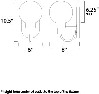 Bauhaus 1 Light Wall Sconce