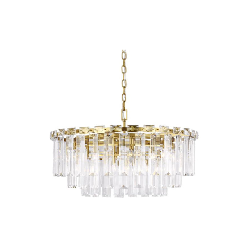 Arden Large Chandelier Brass