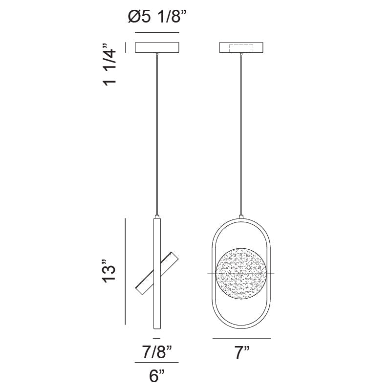 Kennedy Pendant Gold