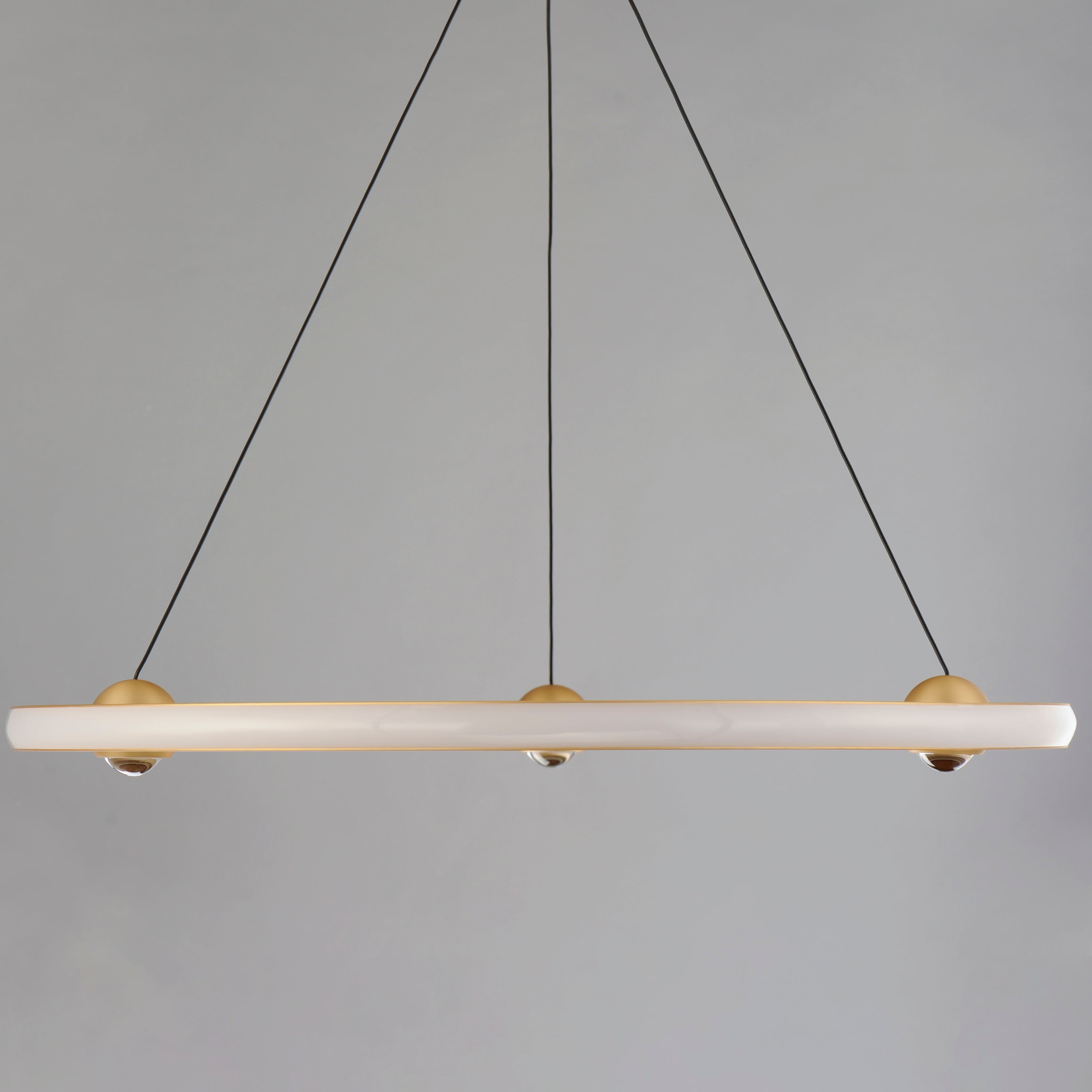 Nodes 32" Pendant Gold