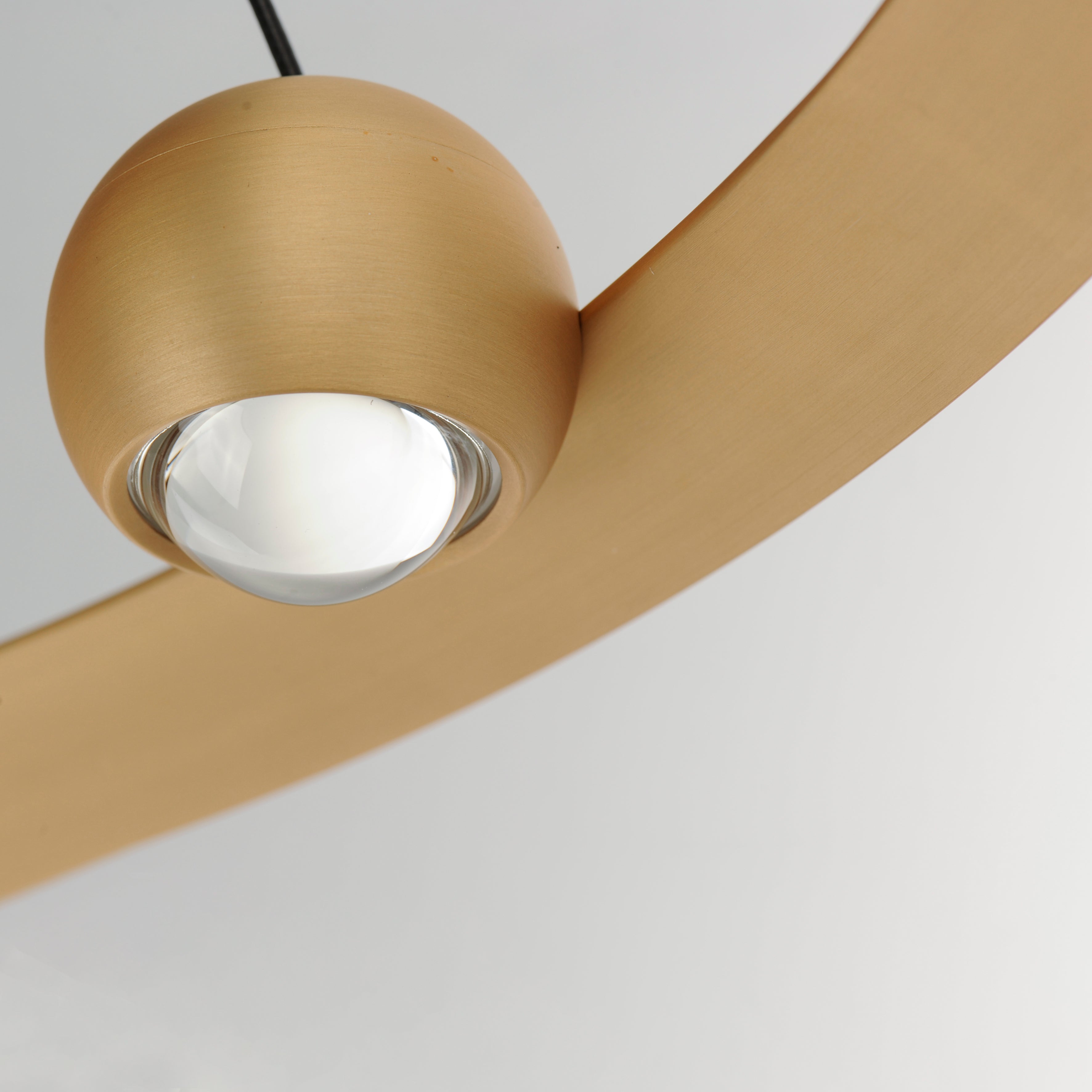 Nodes 32" Pendant Gold