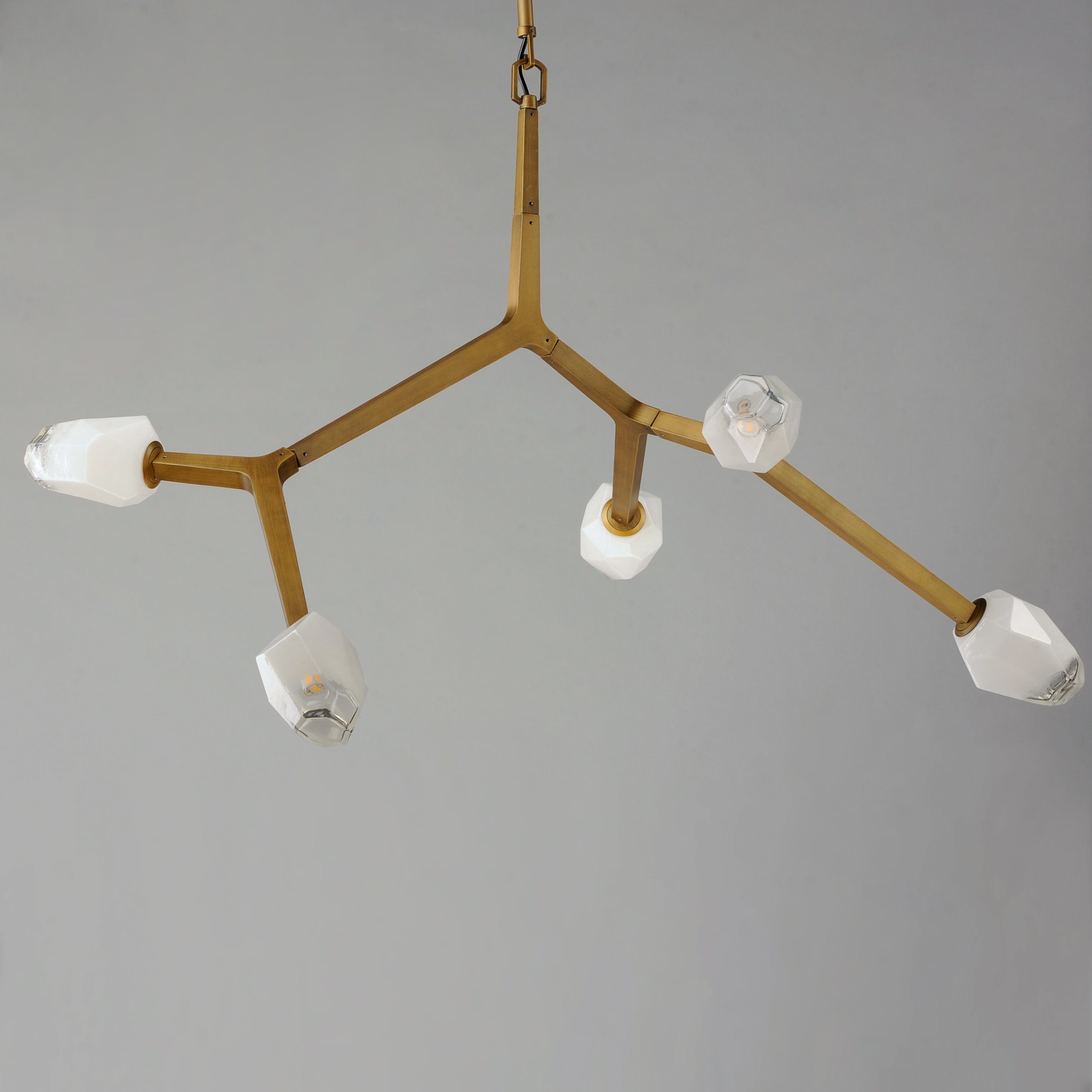 Blossom 5 Light Pendant Brass