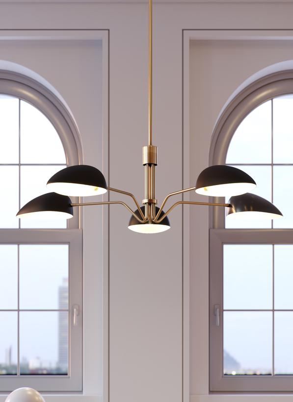 Jane Chandelier Midnight Black