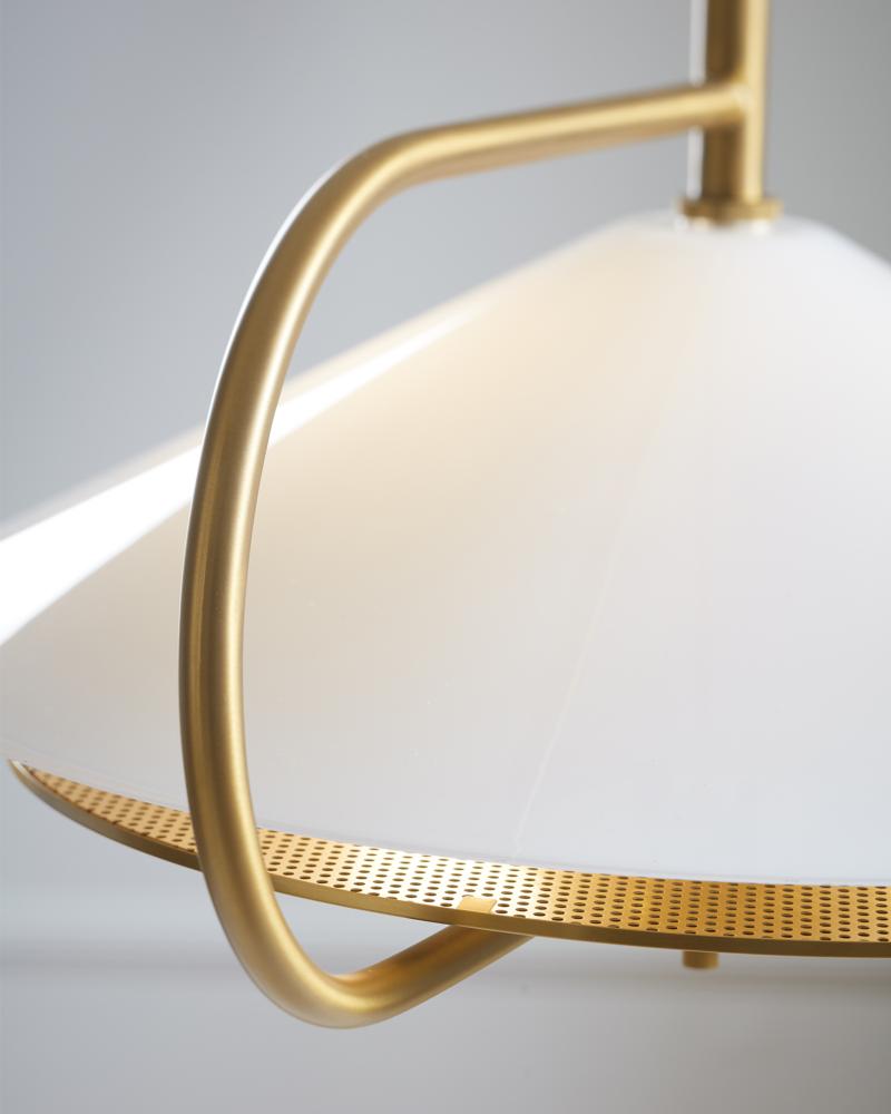 Gesture Pendant Burnished Brass