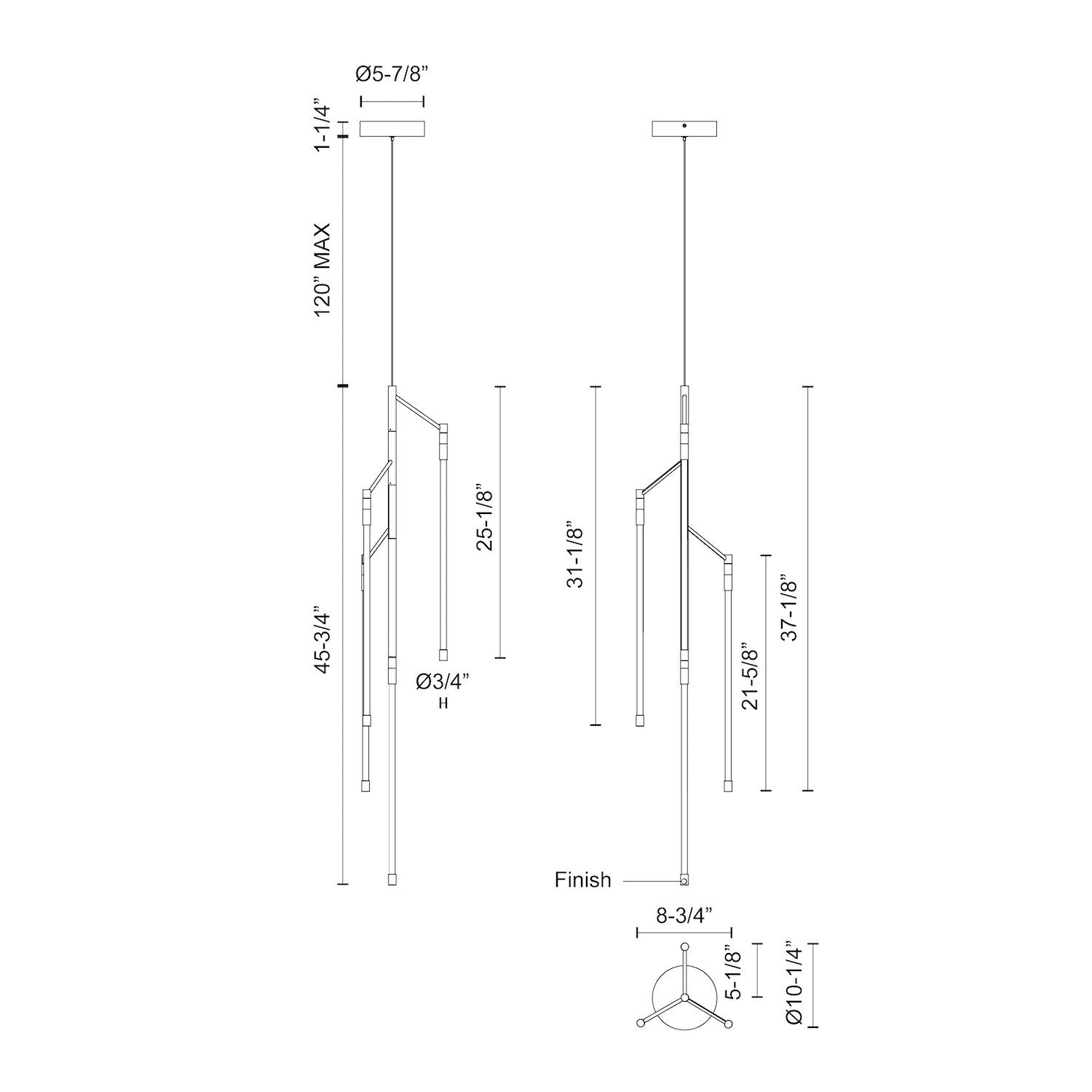 Motif 4 Luces Grande