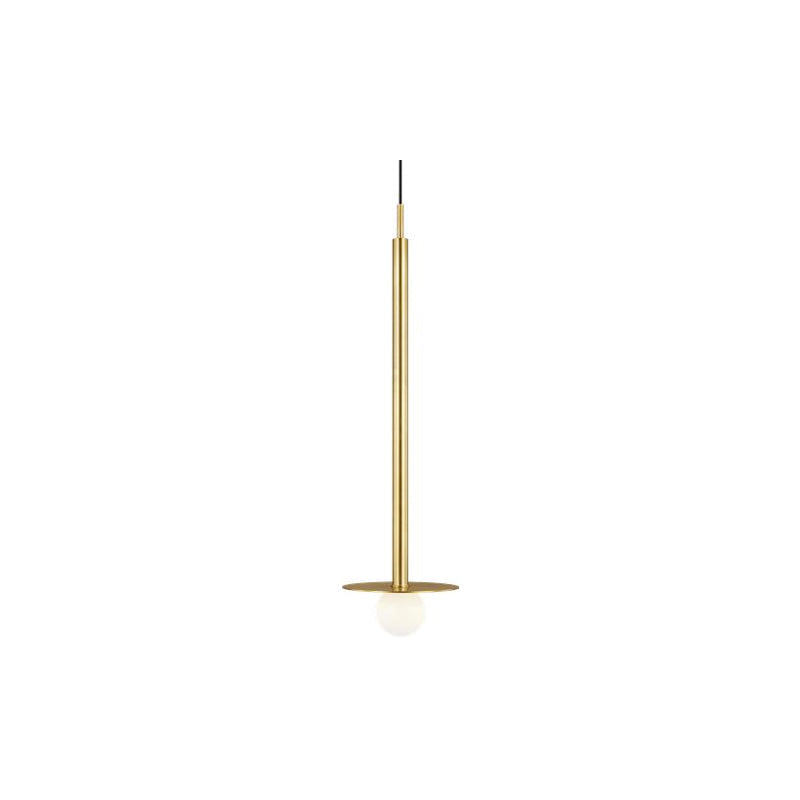 Nodes Tall Pendant Brass