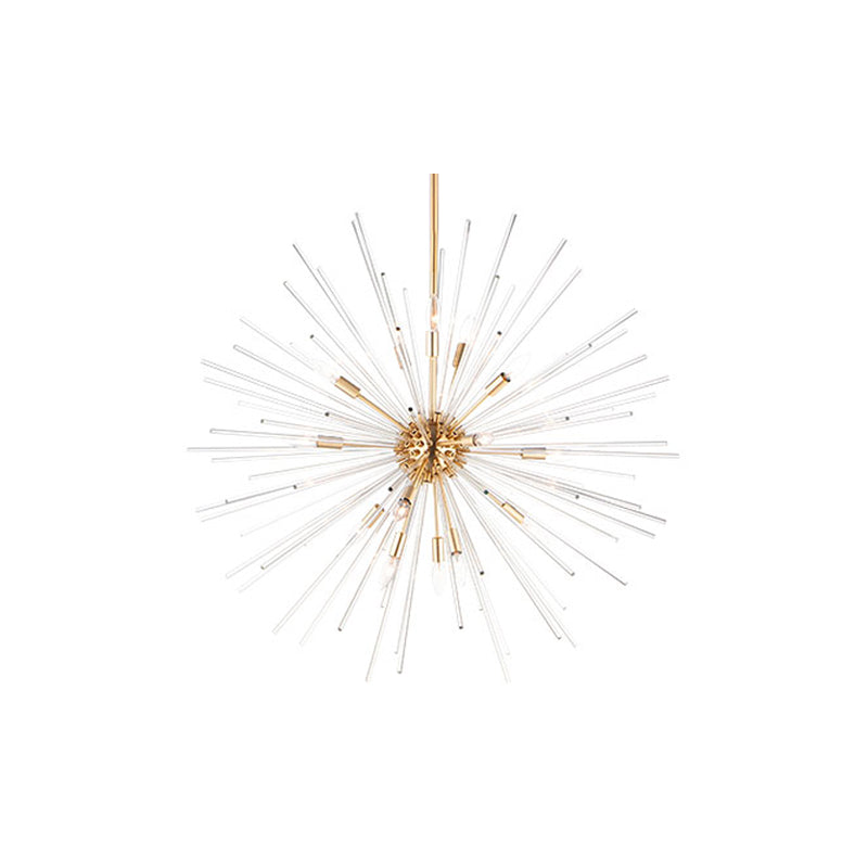 Polaris 16 Light Chandelier Satin Brass