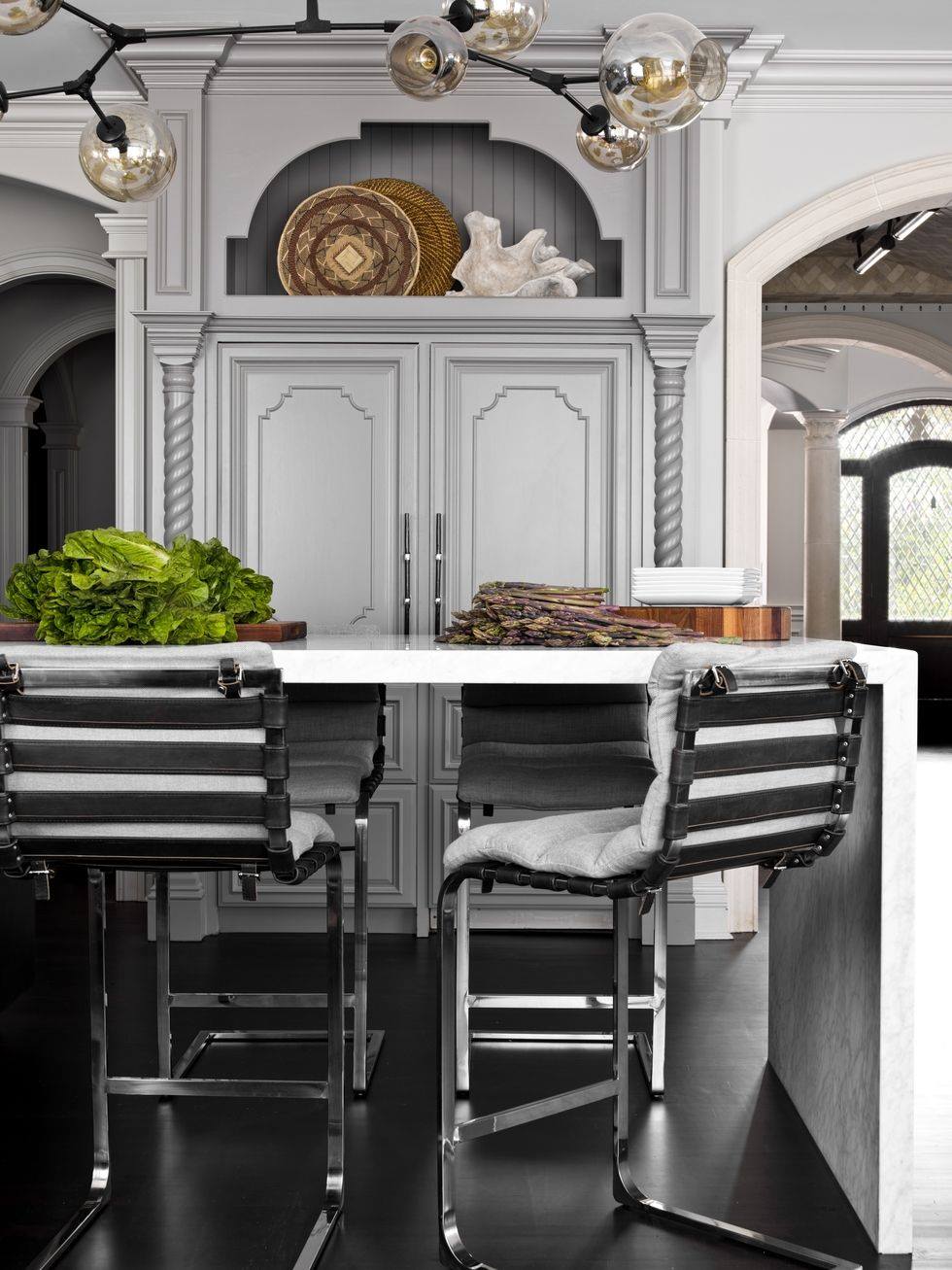 Sakura 8 Luces Negra