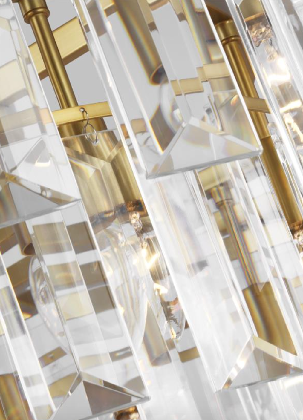 Arden Large Chandelier Brass