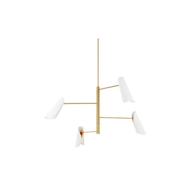 Tresa Four Light Chandelier White